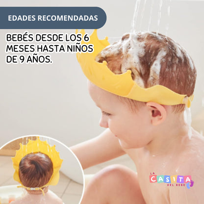 Gorro de baño para bebé.